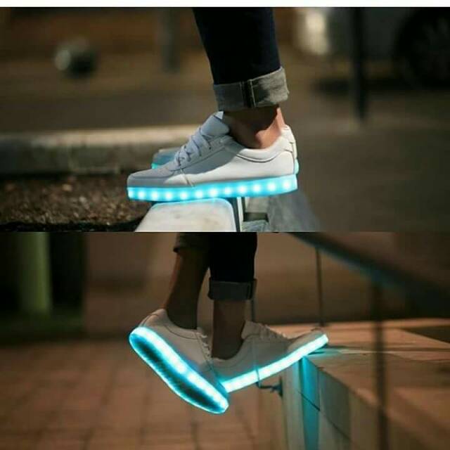sepatu kets led dewasa murah / ready stock led shoes import by vl / obral  sepatu sneakers lampu