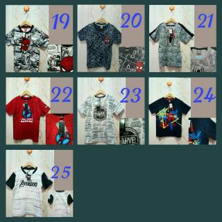  Nevada  Marvel kaos  anak  usia 1 5 tahun motif 1 16 full 