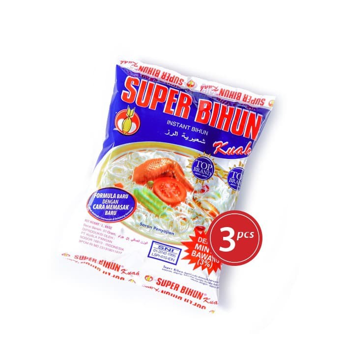 Super Bihun Kuah Cap Atoom Bulan / Atom Bulan (3 pcs)