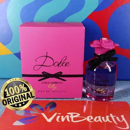 Miniatur Parfum OriginaL Dolce &amp; Gabbana Lily EDT 5 ml For Women Murah