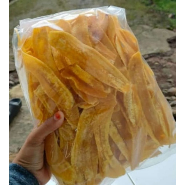 

keripik pisang asin rasa enak reyah khas cineam kemasan 250gram