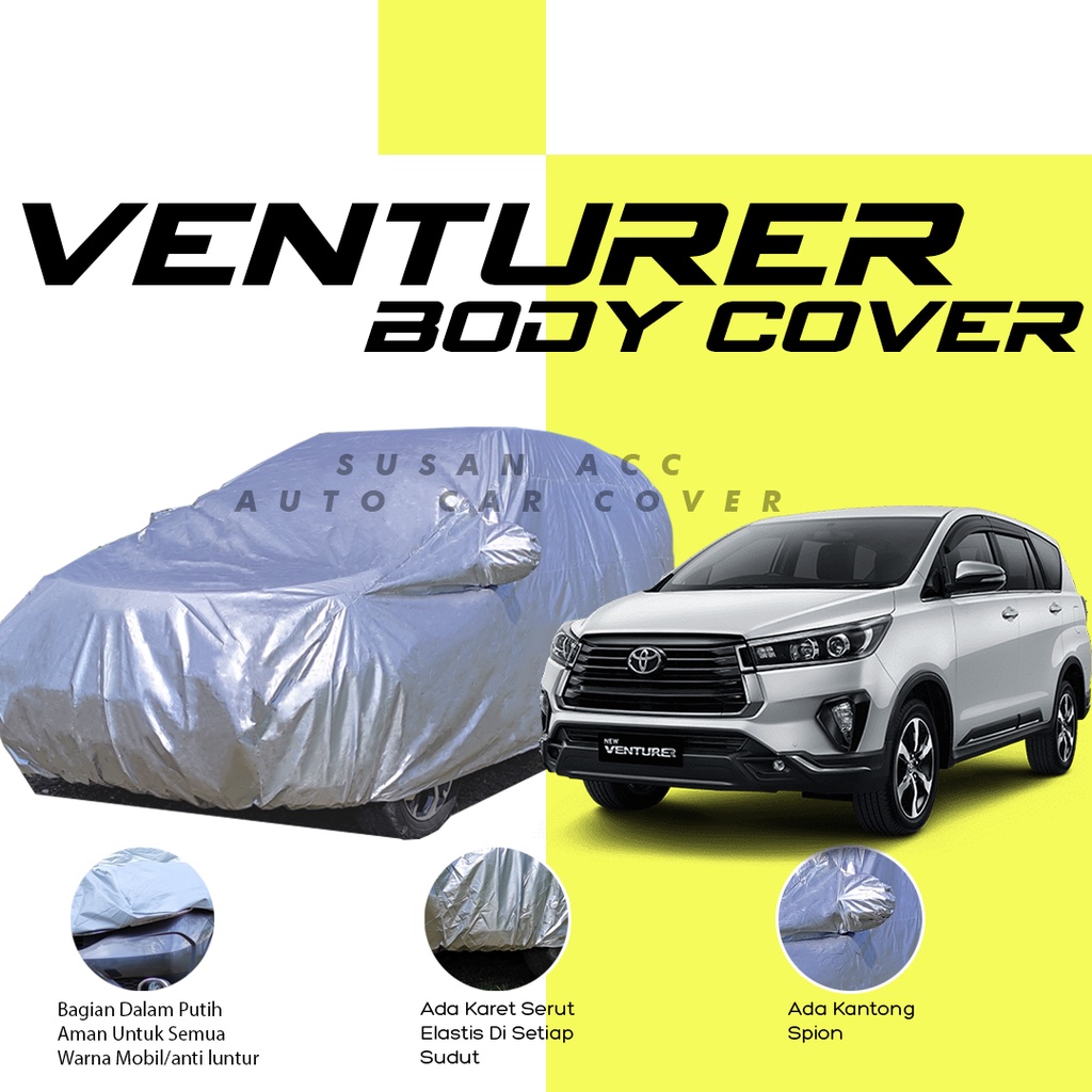 Body Cover Mobil Innova Sarung Mobil Innova/innova reborn/innova venturer/new innova venturer/all new innova/new innova/kijang innova/kijang innova lama/innova lama/innova reborn/kijang long/kijang krista/kijang lgx/kijang lsx/kijang super/kijang rover