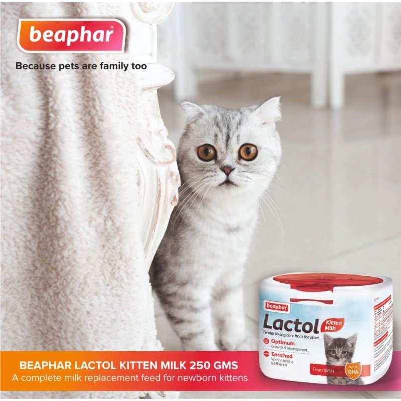 beaphar LACTOL KITTEN MILK powder 250gr 500gr susu kucing hamil menyusui sakit