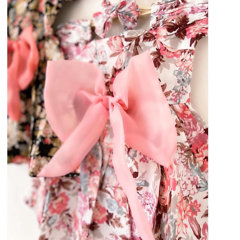 Big Sale.. LILYROSE PITA KACA DRESS Premium katun jepang baju bayi Baju Setelan Bunga Pergi Lucu Fas