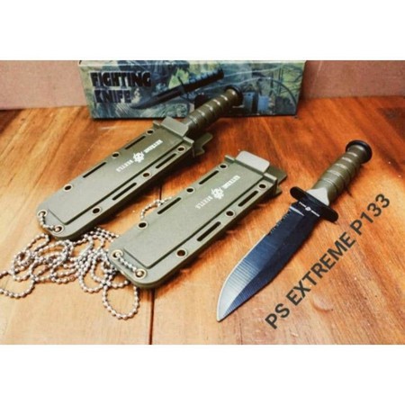 PISAU KALUNG SURVIVAL KIT BUSHCRAFT HUNTING BERBURU P133