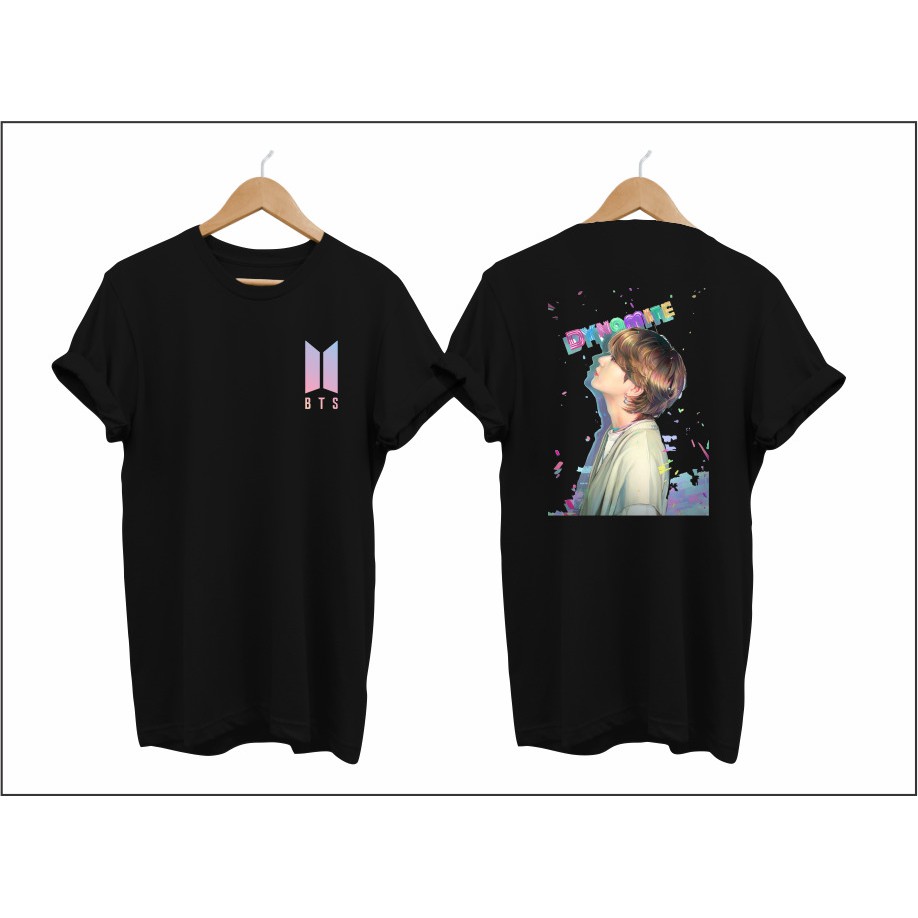 kaos tshirt kpop idol bts dynamite v kim taehyung combed 30s