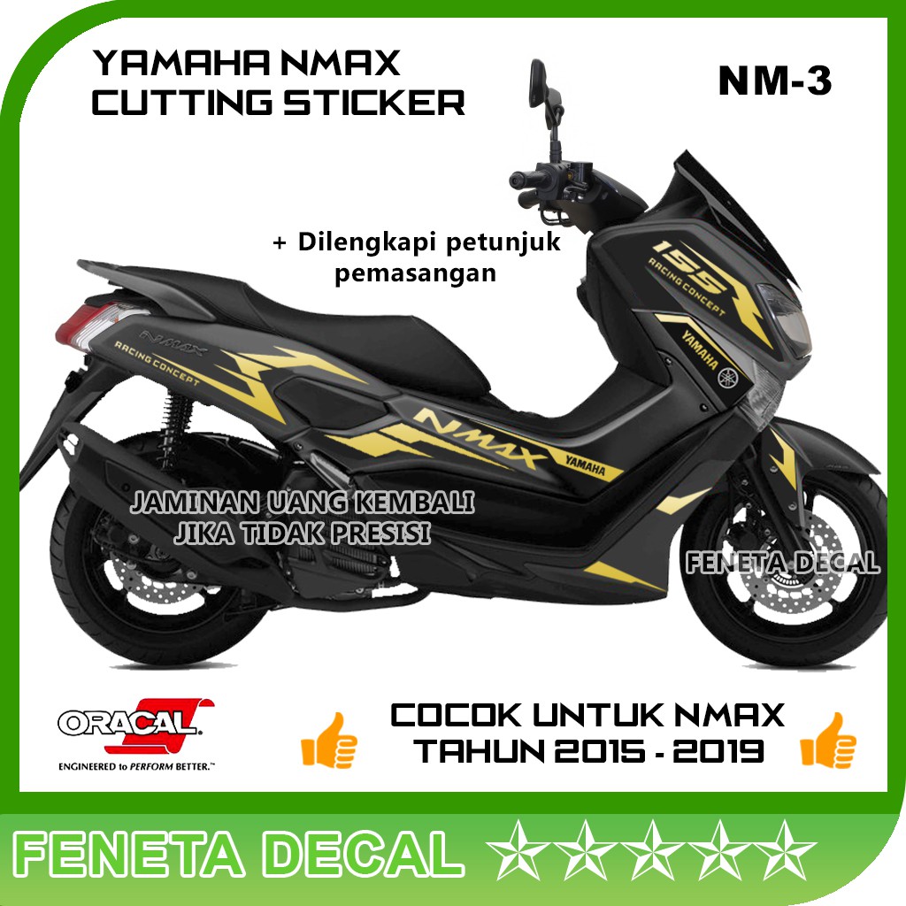 Sticker Nmax  Stiker  Stripping Motor Yamaha Nmax  NM 3 