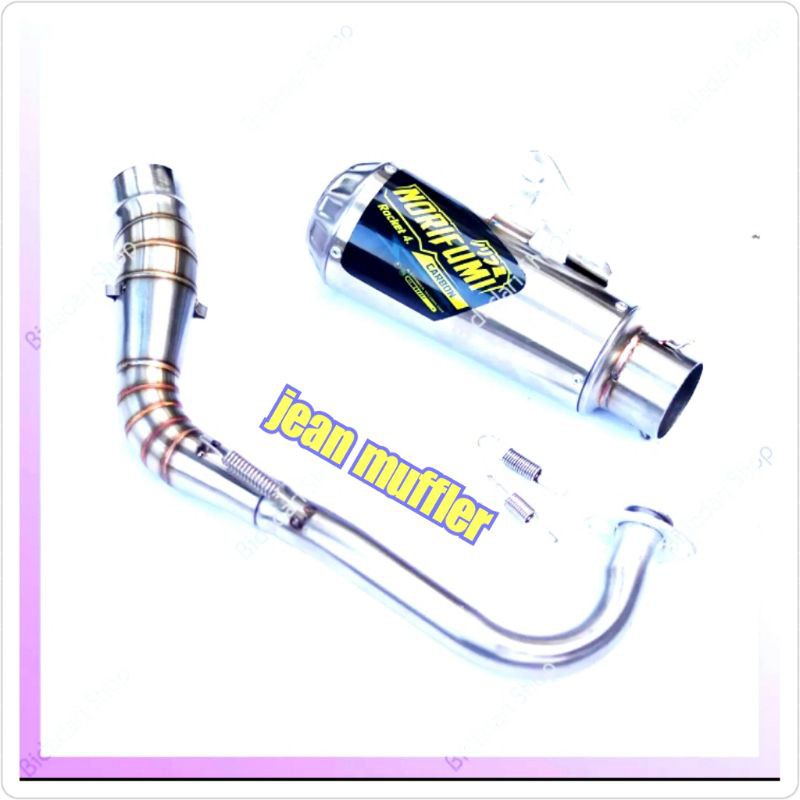 Knalpot racing gtx norifumi vario-beat-scoopy-genio knalpot motor racing matic