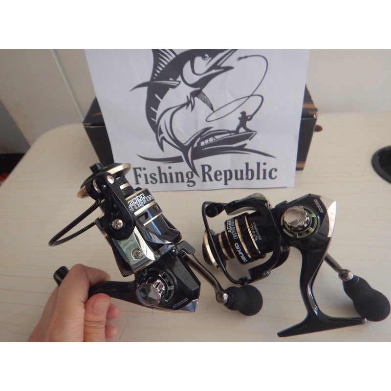 SALE Sfeexun Fishing Reel Deukio / Penggulung Senar Pancing 5.2: 1 2000 / 3000 Lure 8kg