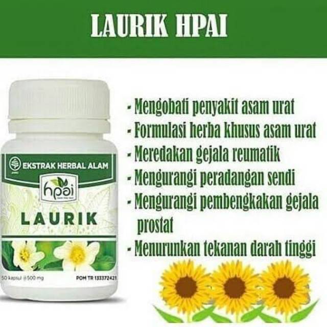 LAURIK HERBAL UNTUK ASAM URAT ORIGINAL HNI/HPAI