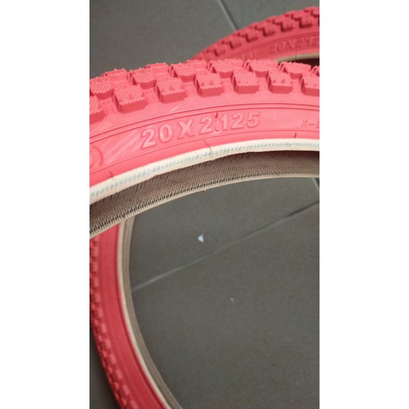 Ban warna 20 kenda merah BMX OSBMX