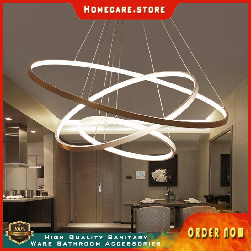 Jual 60CM 80CM 100CM Modern Pendant Lights For Living Room Dining Room ...