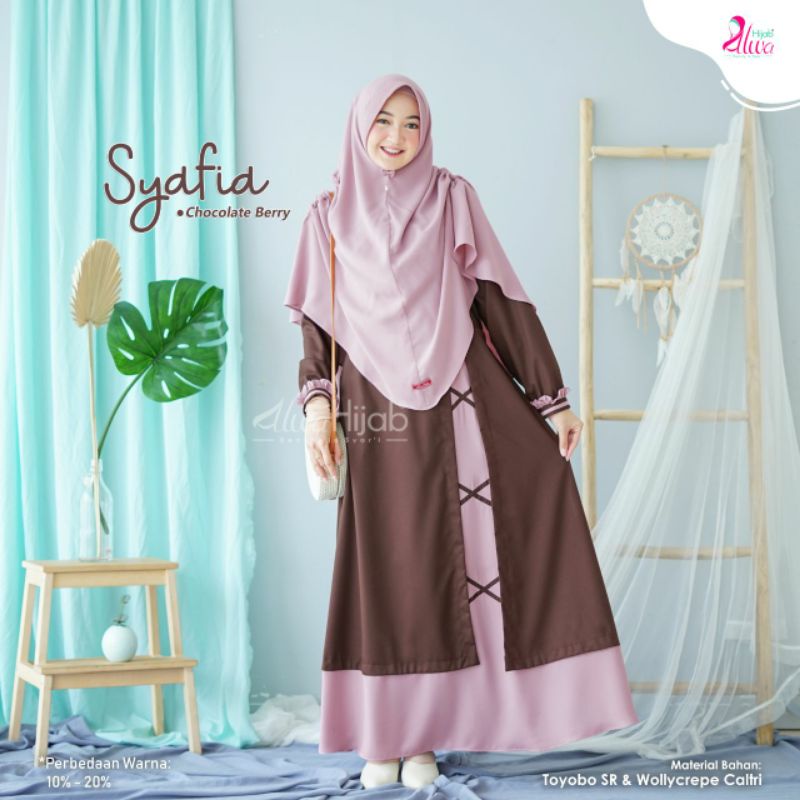 [HARGA DISKON] SYAFIA GAMIS BY ALWA HIJAB