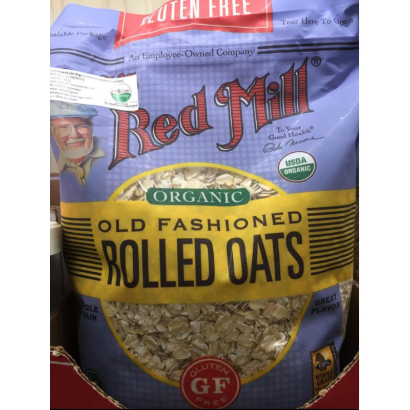 

Bob's Red Mill organic fashioned rolled oats 907 gr