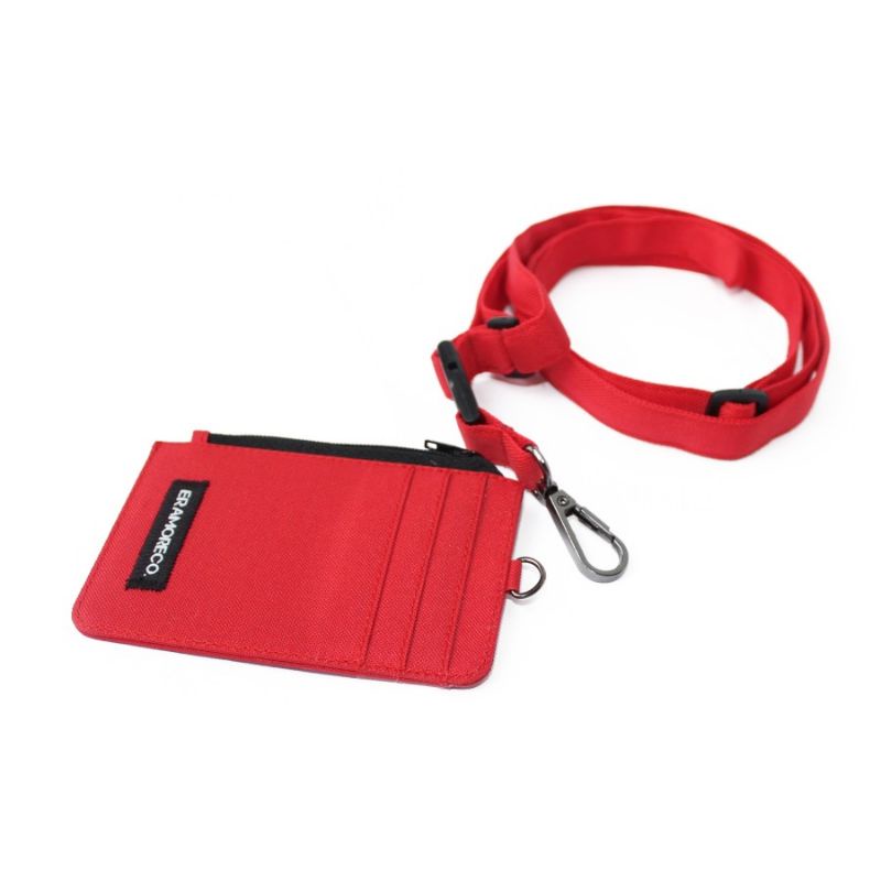 

Gantungan dompet id card tali lanyard merah