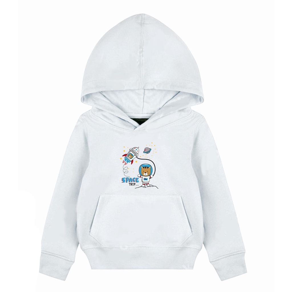 Hoodie Anak Planet In Space Sweater Pakaian Fleece Anak M - XL