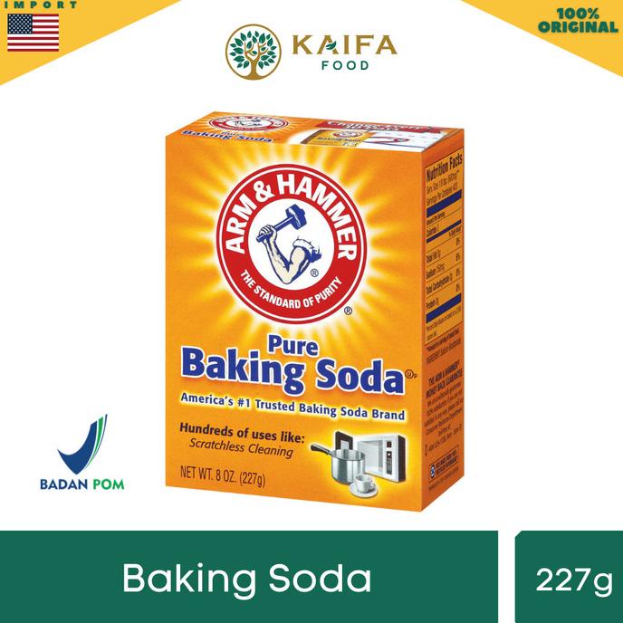 

Baking Soda Asli USA Merk Arm & Hammer Baking Soda 227gr TERLARIS TERPERCAYA ORIGINAL