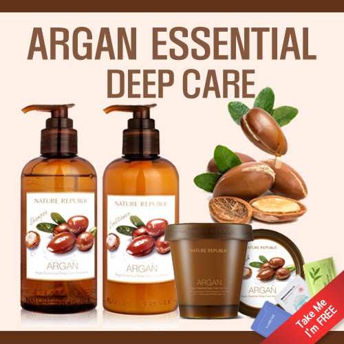Nature Republic Argan Essential Deep Care Shampoo Cpnditioner