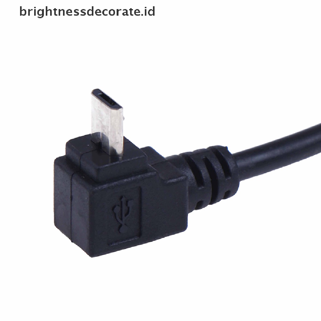 Kabel Adapter Converter 90 Derajat Micro Usb Male To Mini Usb Female