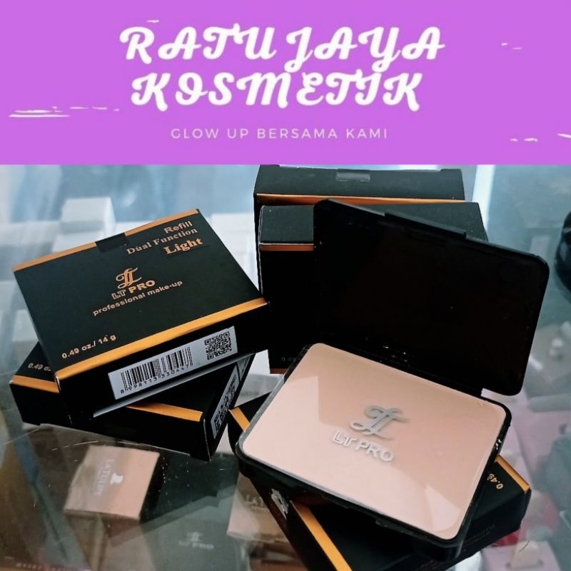 LTPro Refill Dual Function Bedak Padat LTPro Refill Refil Pengantin Glowing Tahan Lama Anti Air Dan 