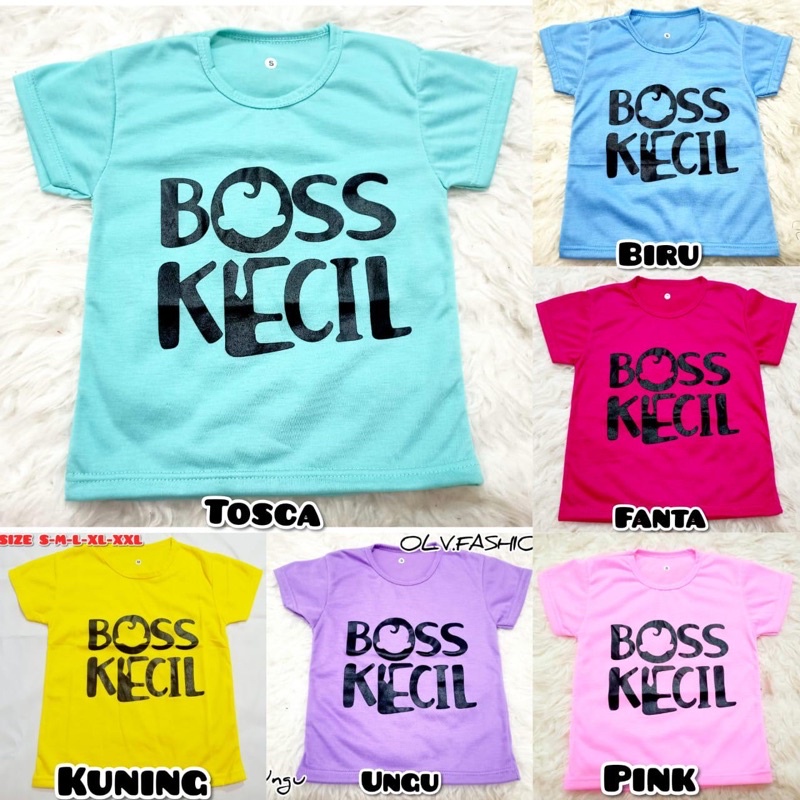 KAOS ANAK BOSS KECIL