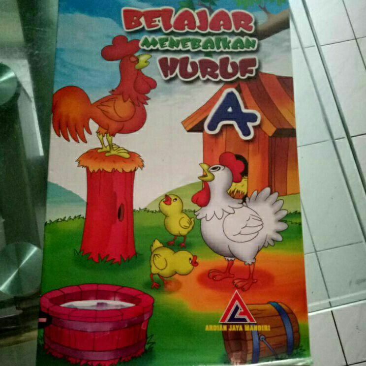 

belajar Menebalkan Huruf kel A