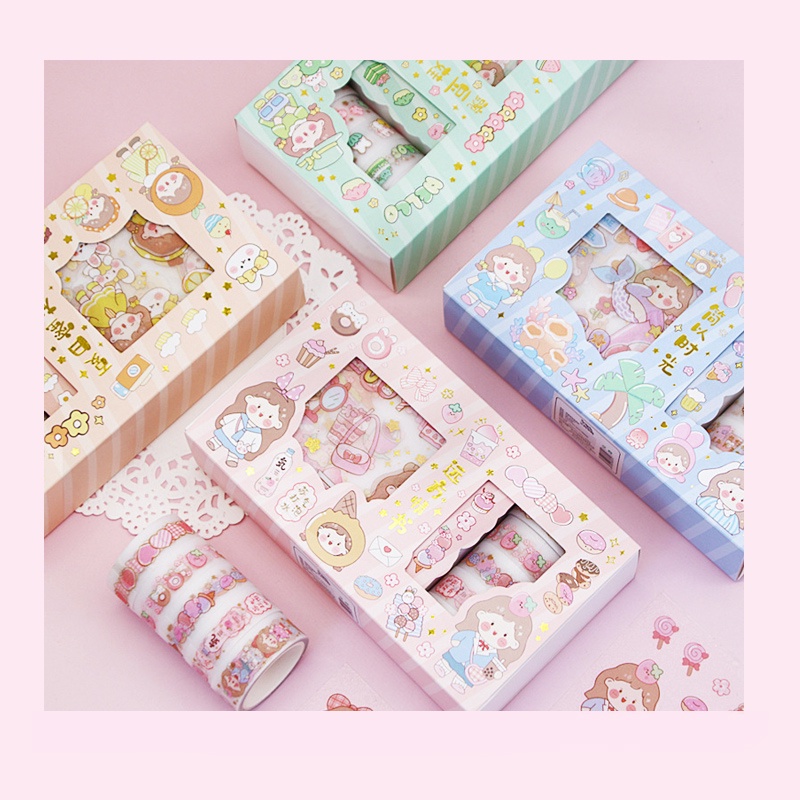 

PINKABULOUS Fresh Heart DIY Masking Tapes and Stickers Box Set