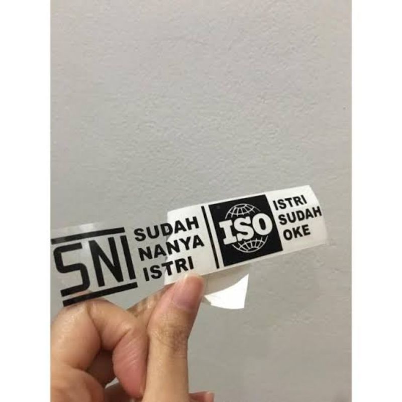 stiker cutting SNI dan ISO