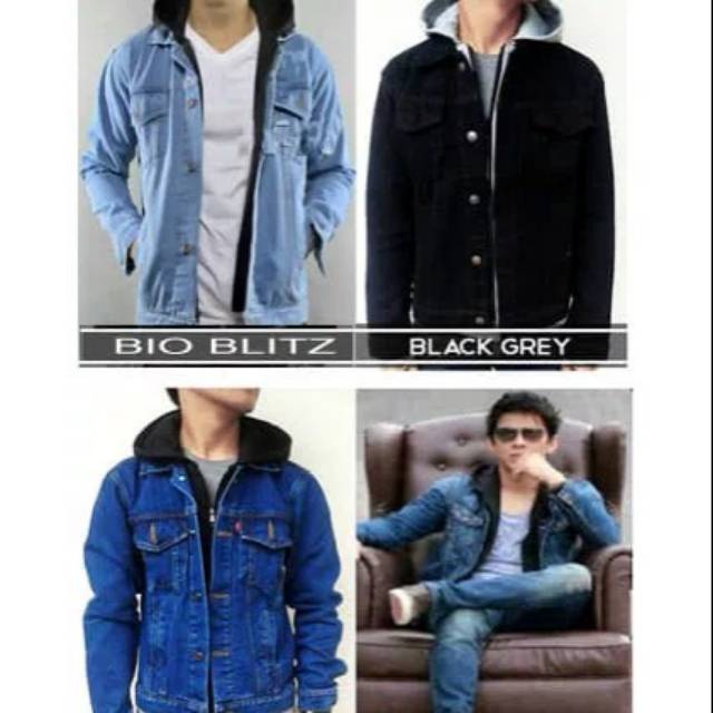 jaket hoodie levis