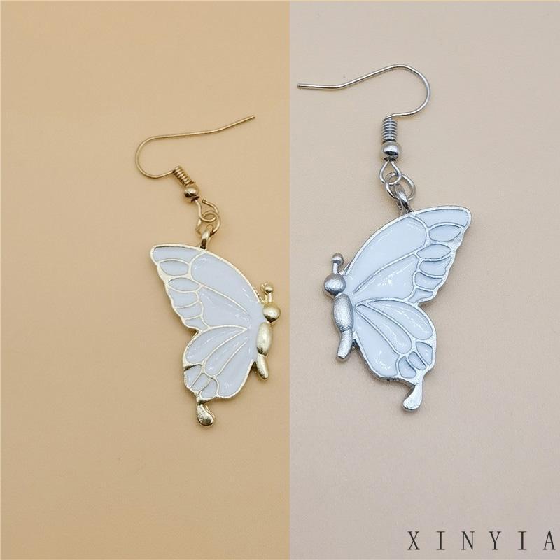 Butterfly Anting Bentuk Kupu-Kupu Model Simple Untuk Perhiasan