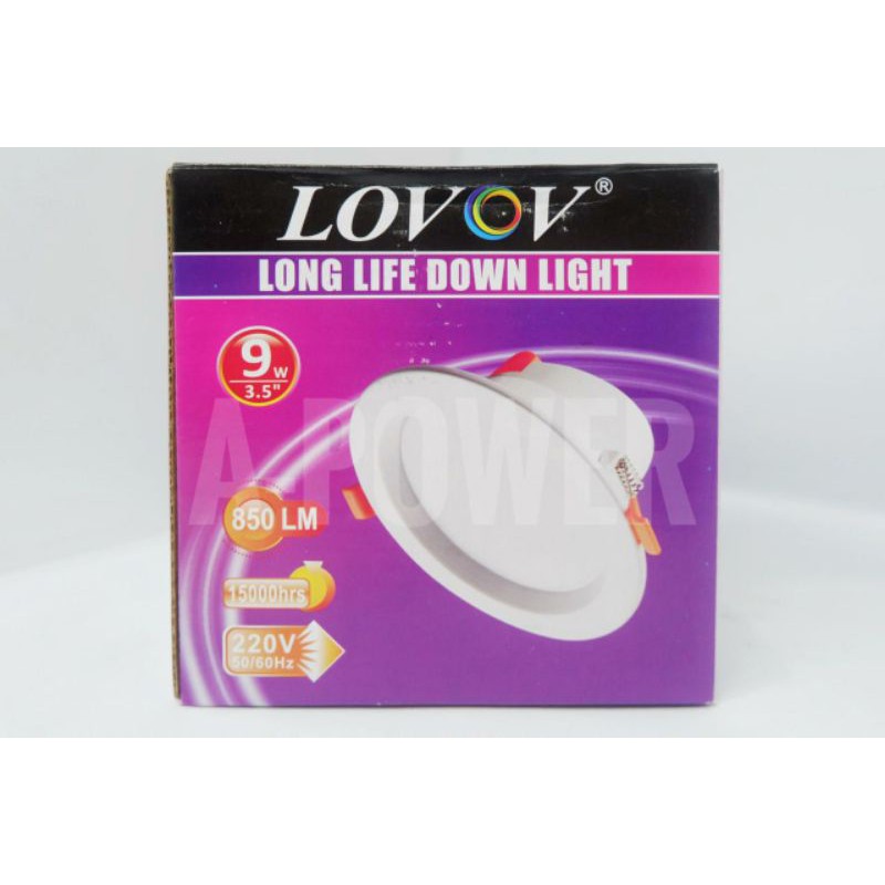 Lovov - LED Downlight 9W (Putih)