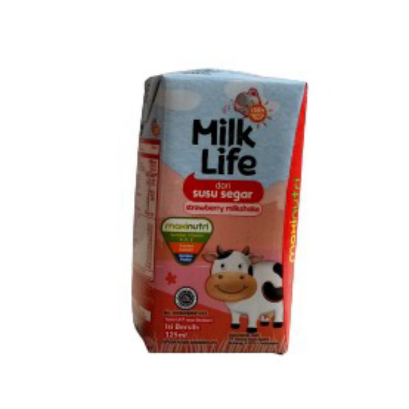 Susu UHT Milk Life 125 ml