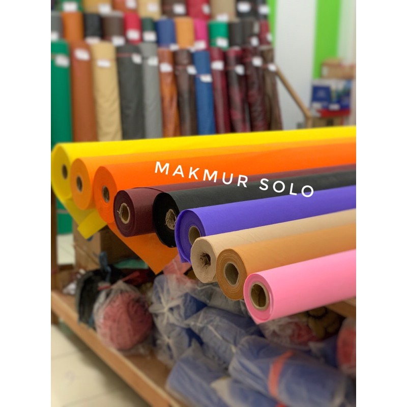 Spunbond Polos Buket Bunga Bahan Tas Crafting Lebar 160 centi