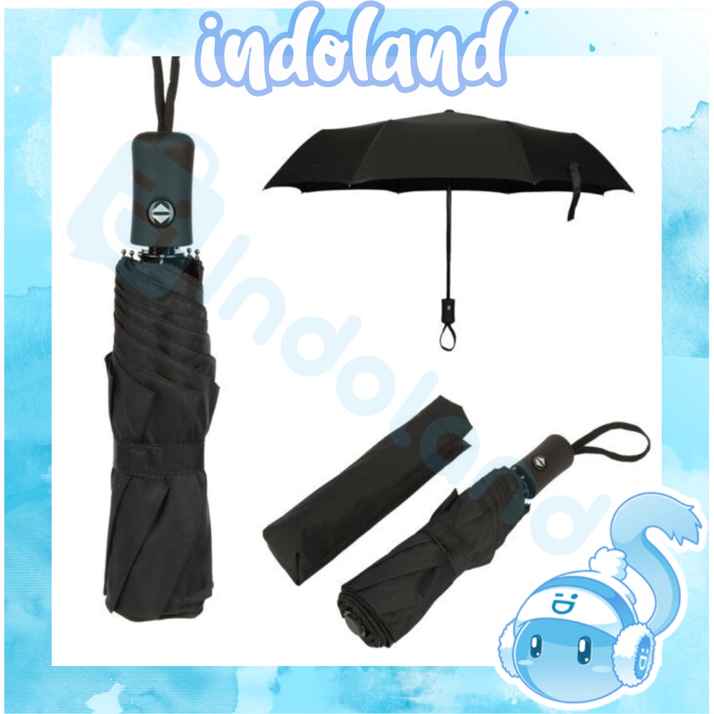 ☀ INDOLAND ☀ Payung Lipat Dengan Tombol Otomatis High Quality Portabel Simple Elegan Import COD R024 R232