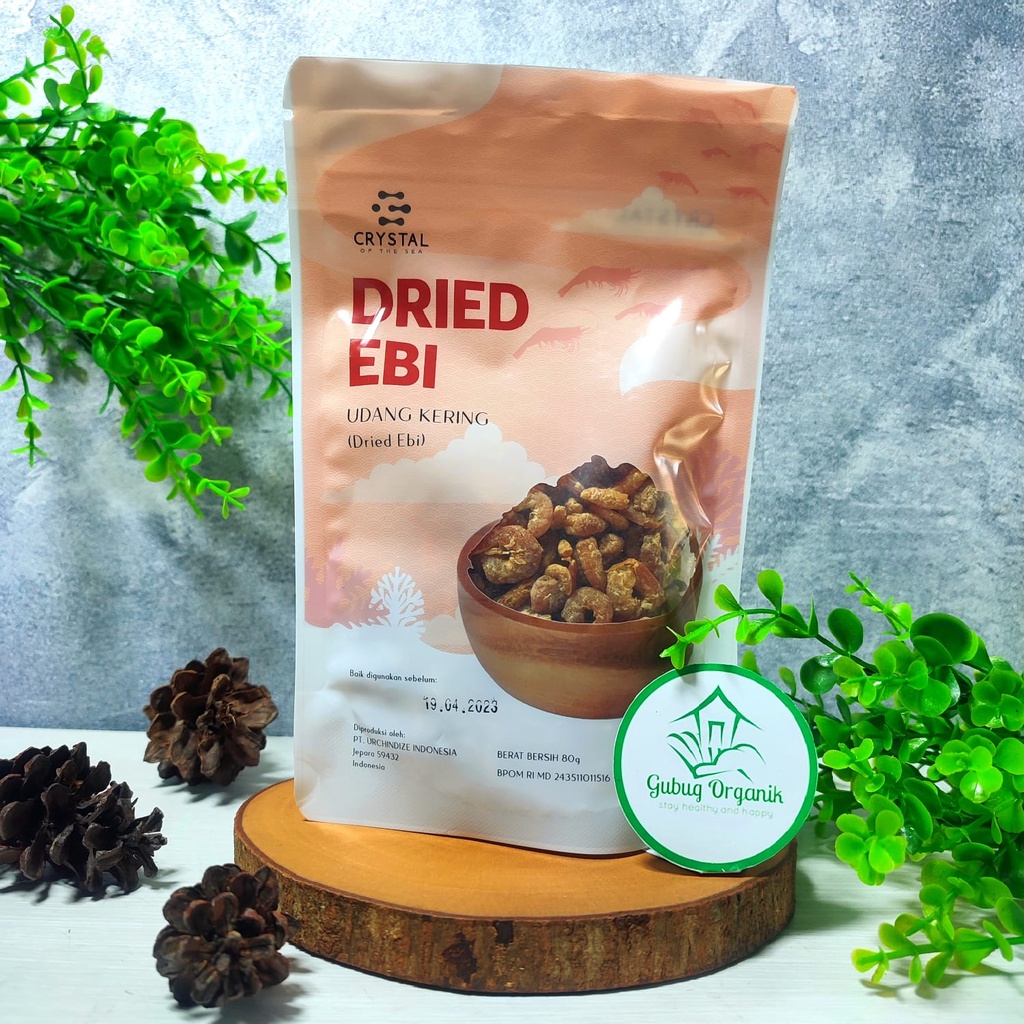 

Crystal of the Sea - Dried Ebi 80G / Udang Ebi Kering Bebas Kotoran, Formalin & Pengawet (Low Salt) Aman dikonsumsi anak-anak