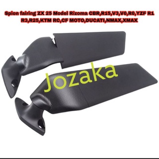 SPION WINGLET KAWASAKI ZX 10R SPION WINGLET NMAX OLD DAN NEW ZX25R SPION FAIRING R25 R15 CBR250RR ZX636 Z10R R6