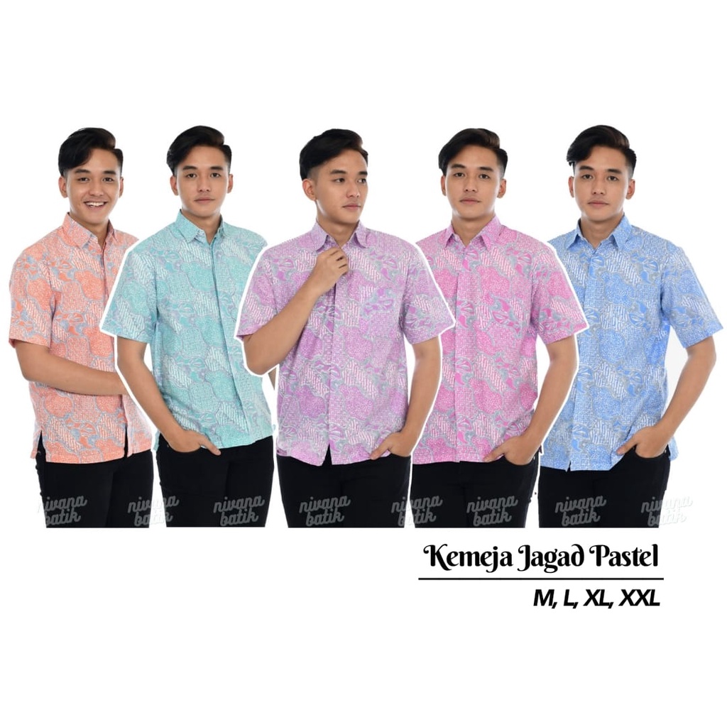 Kemeja Batik Pria JAGAD PASTEL