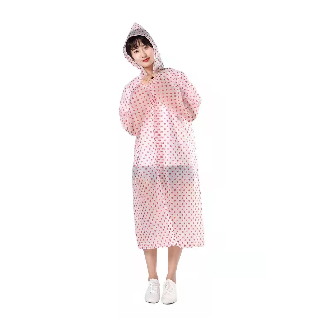 (De'ombrello)JAS HUJAN EVA POLKADOT/RAINCOAT BEST QUALITY EVA (KODE 893)