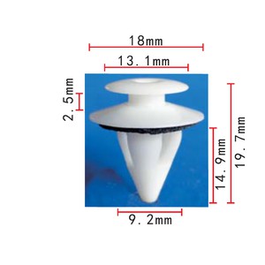 KANCING KLIP BODY KIT TOYOTA YARIS / MOULDING RETAINER TOYOTA / LEXUS