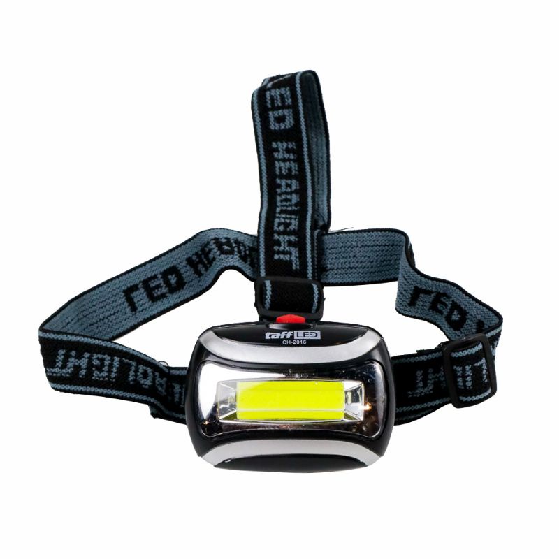 Headlamp Flashlight Waterproof LED 3 Modes COB Headlight - CH-2016 - Black