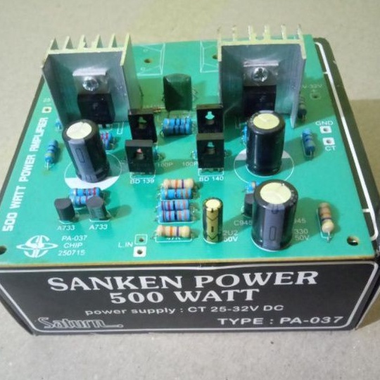 Kit power sanken 500w goliath mono by saturn