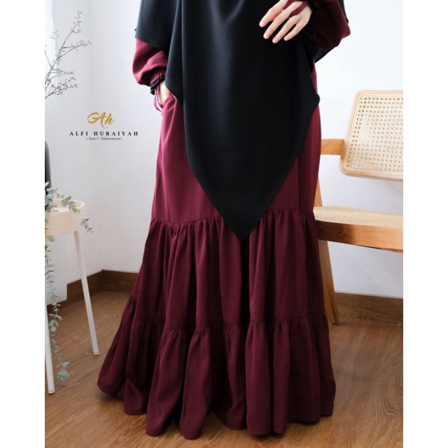 Lunaria ll by alfi huraiyah/gamis
