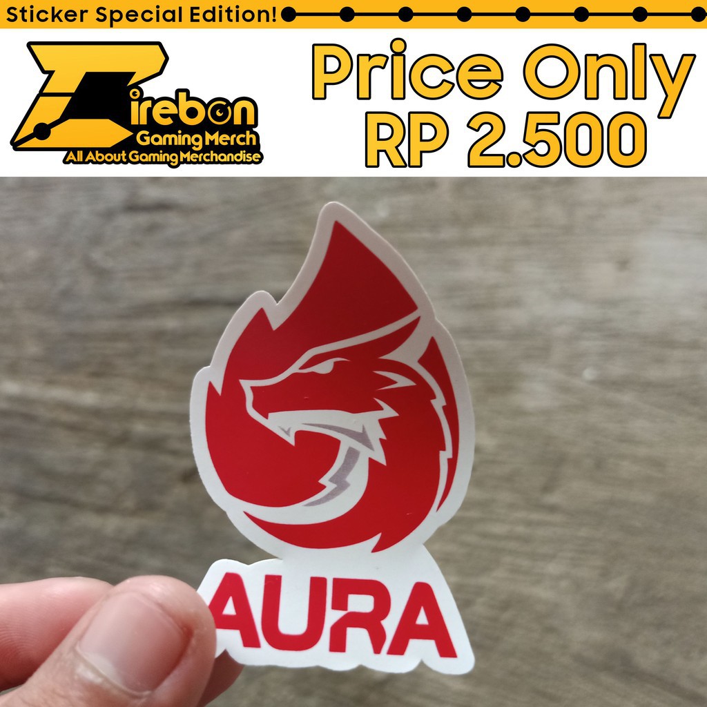 

(PROMO) Sticker Stiker Aura E-Sports New -Hyna Sticker