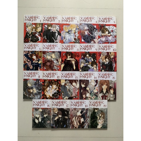 SET D - Komik Vampire Knight 1-19end by Matsuri Hino