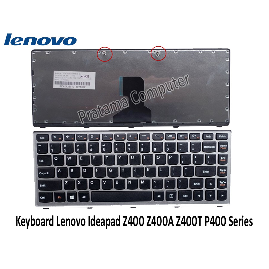 Keyboard Lenovo Ideapad Z400 Z400A Z400T P400 Series