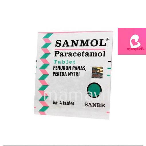 Sanmol strip isi 4 tablet