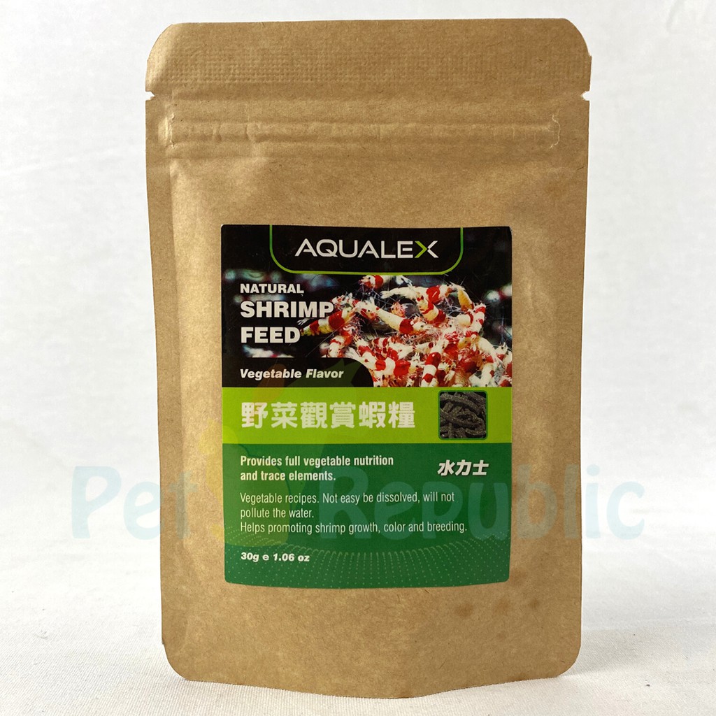 

AQUALEX Makanan Udang Hias SHRIMP Food Vegetables 30gr