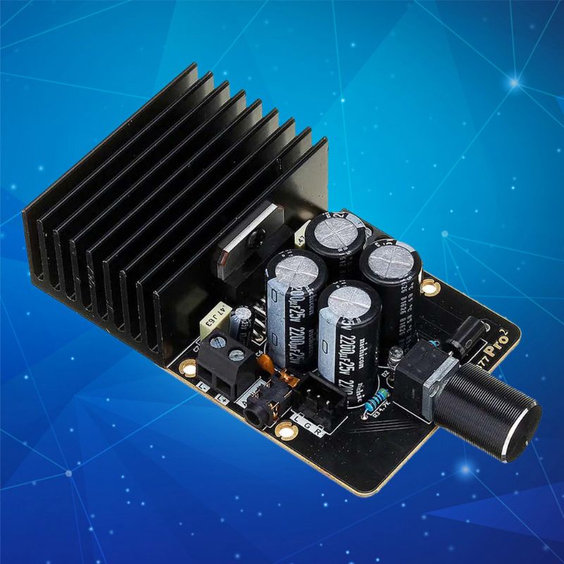 btsg Stereo Class AB Digital Power HIFI Car Amplifier Voice Frequency Board TDA7377 DC9-18V 30W for 4-8 Ohm Speaker