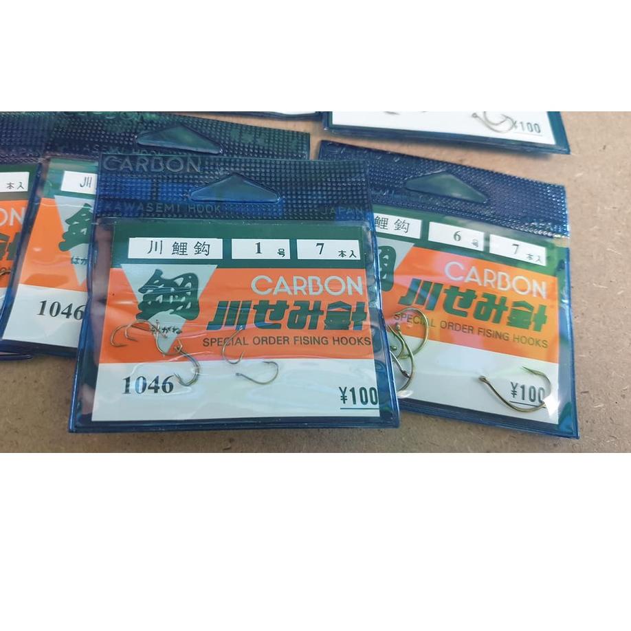 Harga Potongan⛄ Mata kail / pancing carbon Jepang tipe Bagong (1046) #PRICEDISCOUNT