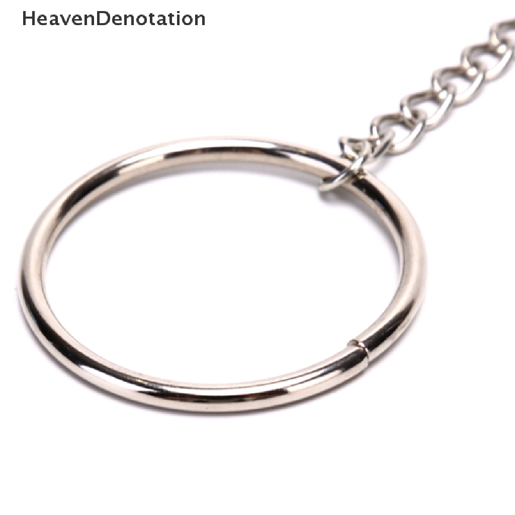 [HeavenDenotation] 20cm Long Metal Wallet Chain Belt Rock Hipster Pant Jean Keychains Big Ring Punk